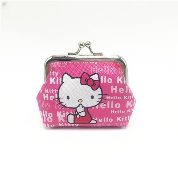 Hello Kitty Coin Pouch Mini Clutch Kiss-Lock Purse hello kitty coin case - Picture 1 of 4
